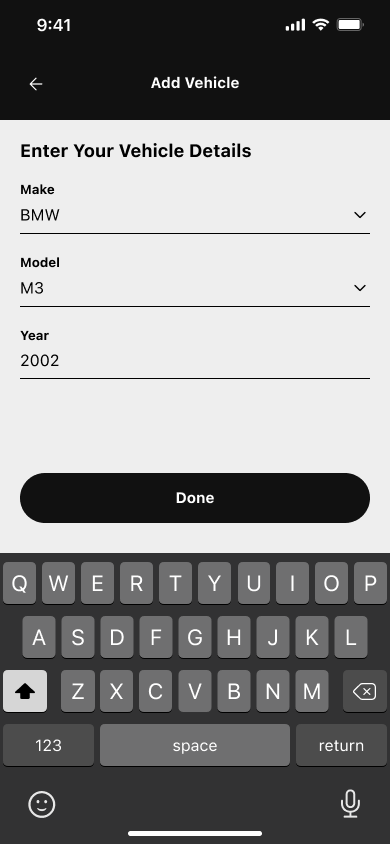 Add Vehicle
